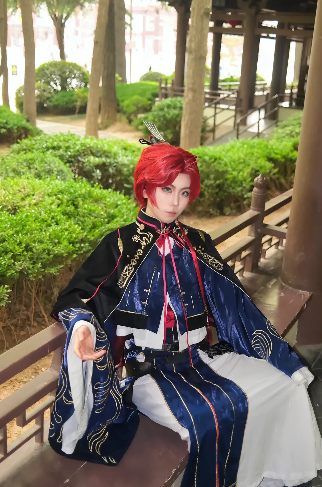 汉服造型, 孙权cos, 国风摄影, 游戏角色扮演, 代号鸢 - 第4张
