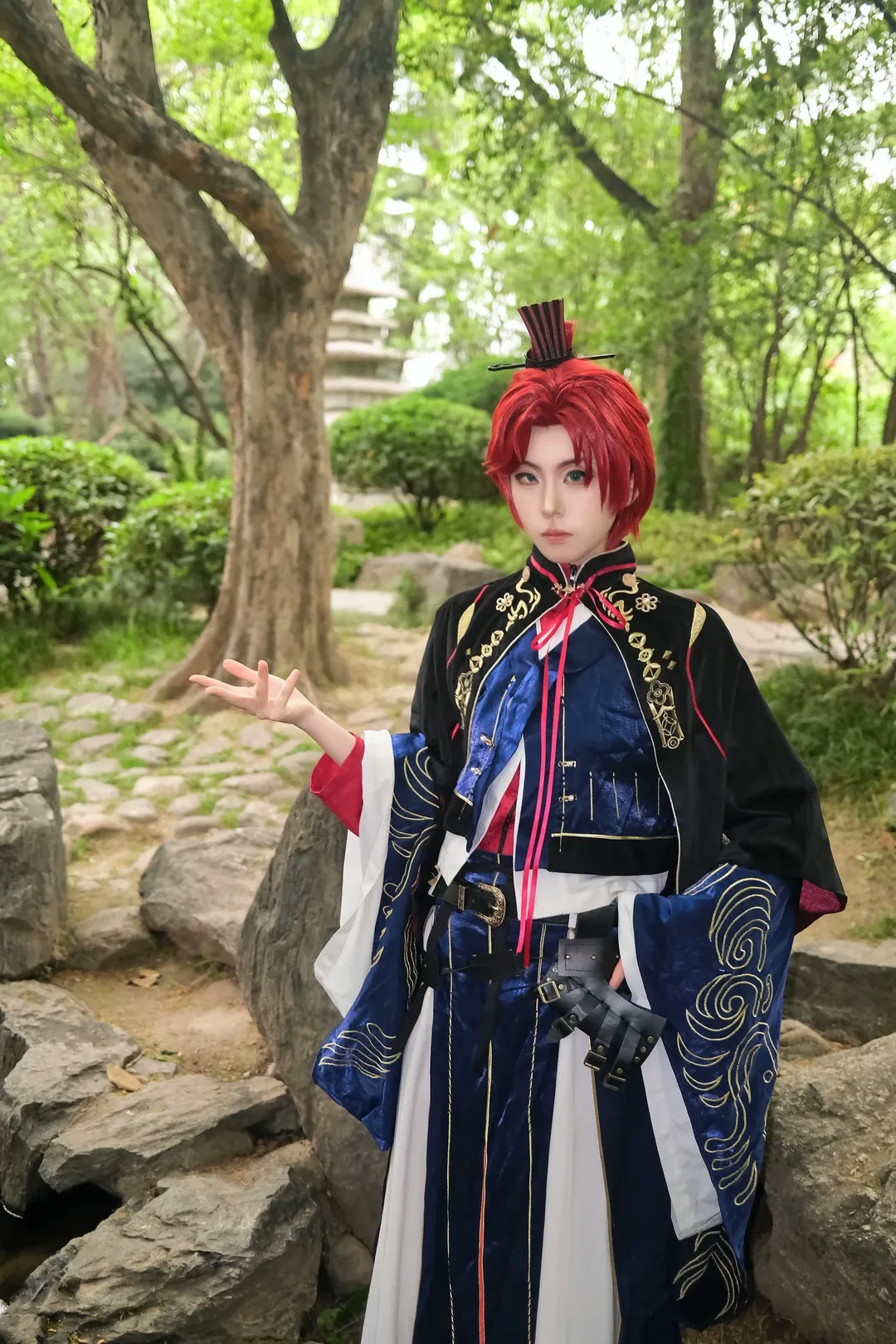 汉服造型, 孙权cos, 国风摄影, 游戏角色扮演, 代号鸢 - 第6张