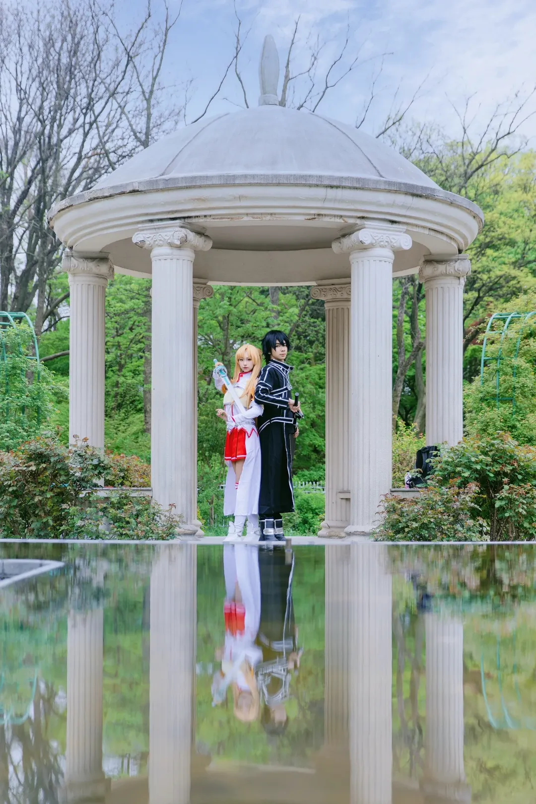 亚丝娜cos, 刀剑神域, cosplay正片, 二次元日常, 户外cos摄影