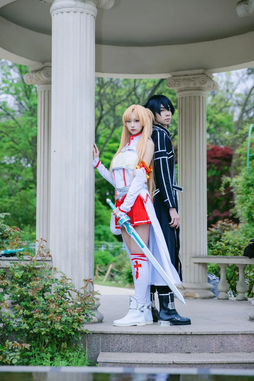 亚丝娜cos, 刀剑神域, cosplay正片, 二次元日常, 户外cos摄影 - 第4张