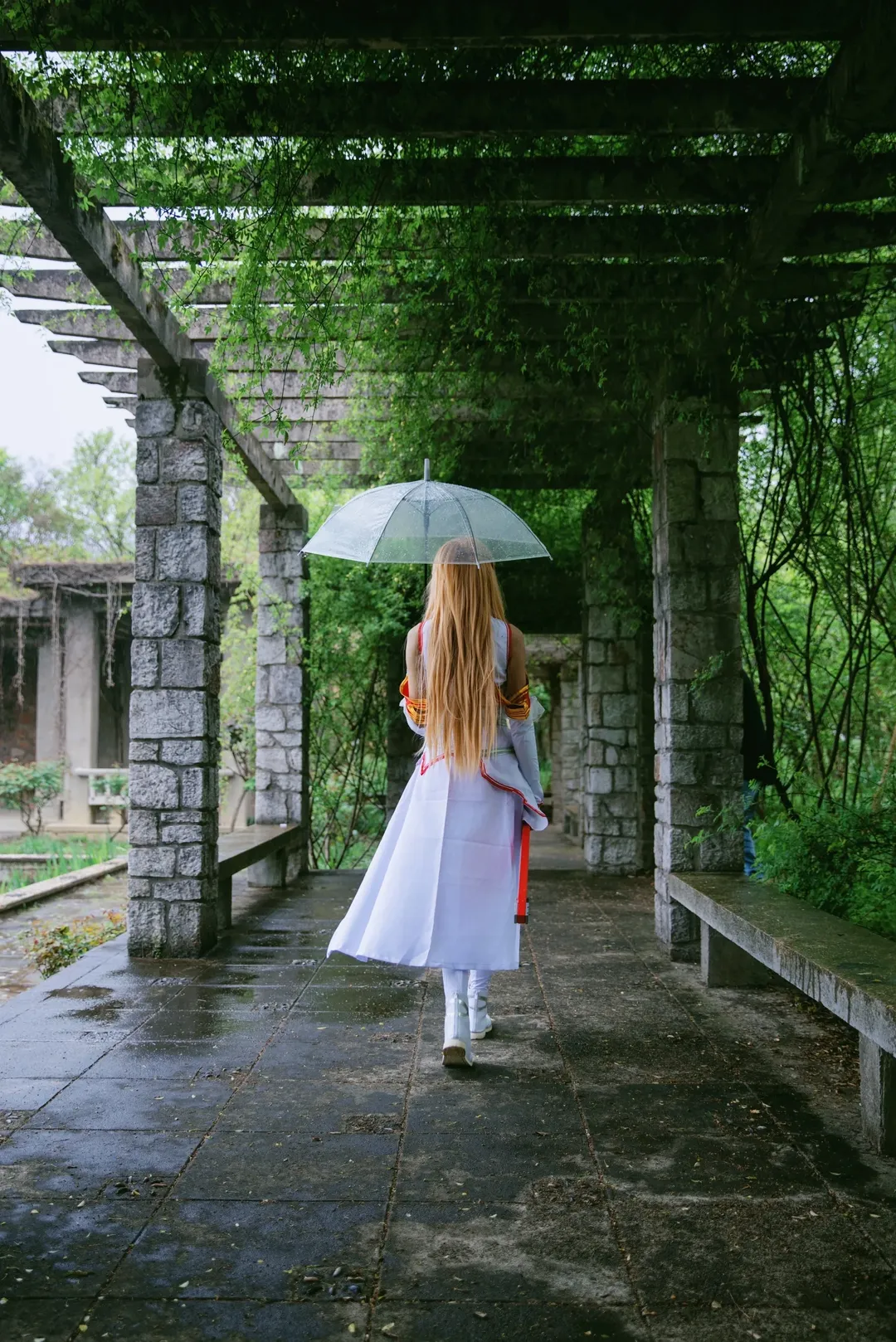 亚丝娜cos, 刀剑神域, cosplay正片, 二次元日常, 户外cos摄影 - 第6张
