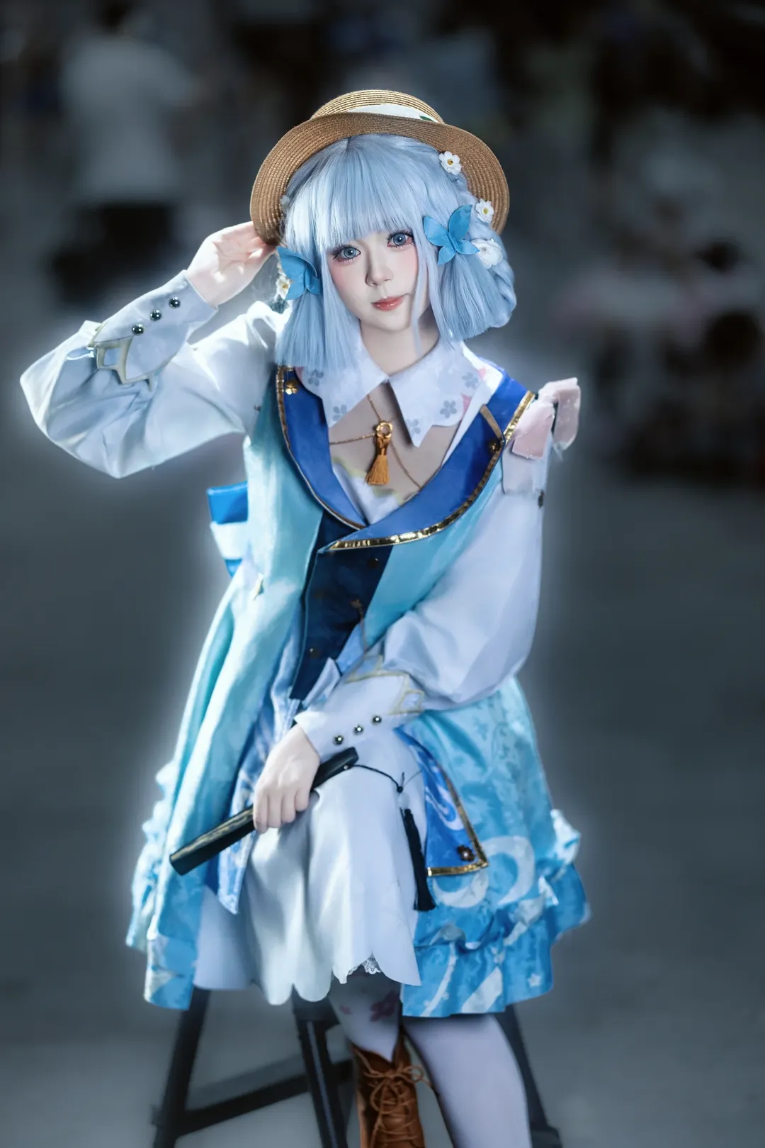 原神, 漫展返图, 神里绫华cos, cosplay场照, 金陵青年文化博览会