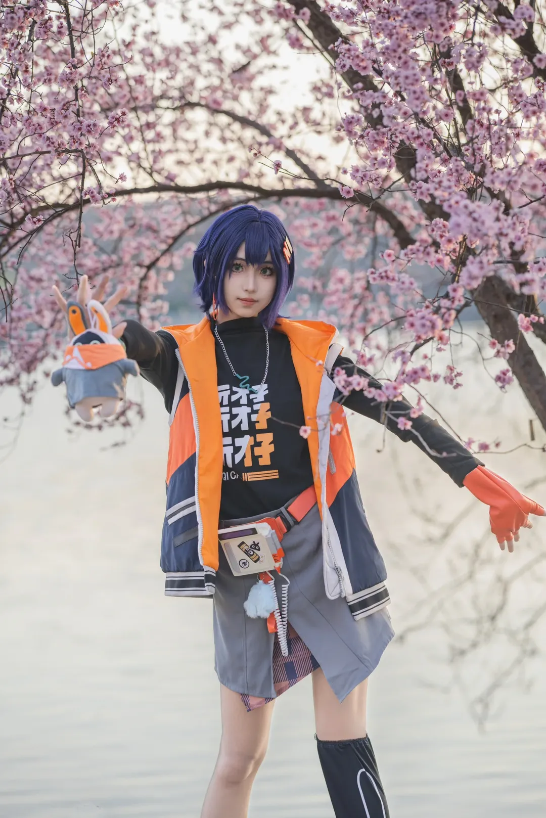 户外摄影, cosplay正片, 绝区零cos, 机能风穿搭, 植物园外景 - 第2张