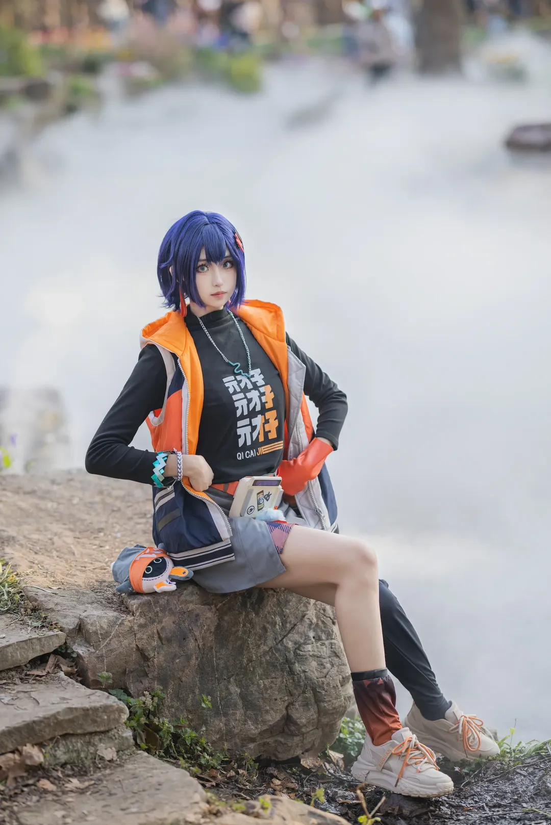 户外摄影, cosplay正片, 绝区零cos, 机能风穿搭, 植物园外景 - 第3张