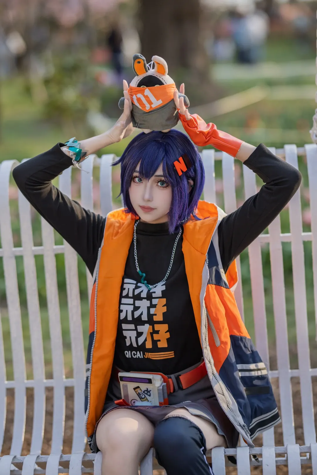 户外摄影, cosplay正片, 绝区零cos, 机能风穿搭, 植物园外景 - 第4张