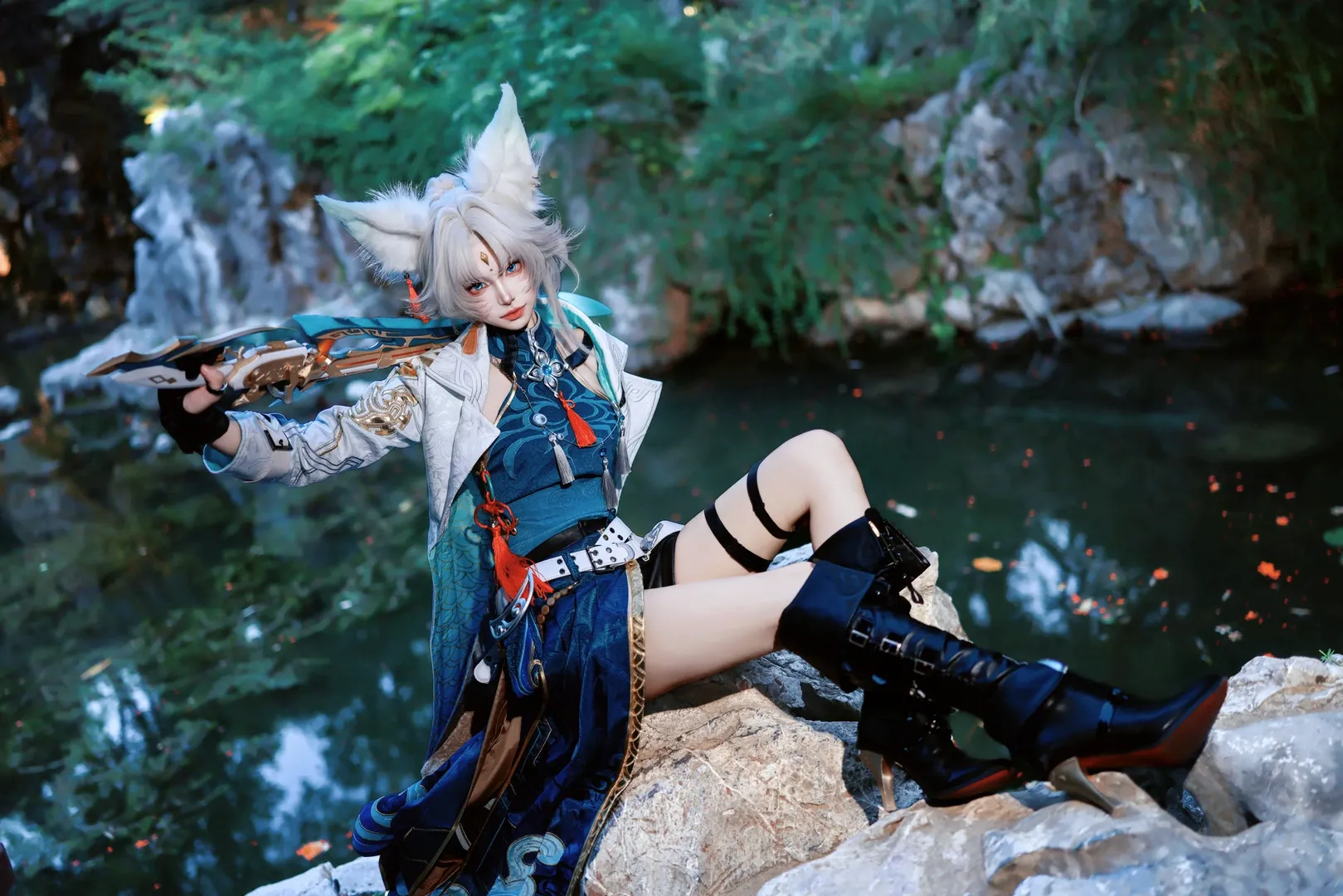 二次元摄影, 崩坏星穹铁道, 飞霄cos, cosplay正片, 服化道分享 - 第2张