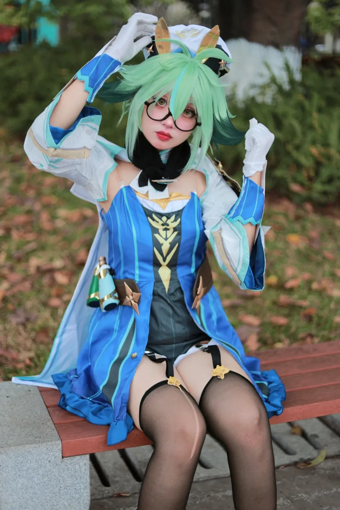 原神, アウトドア撮影, スクロース コスプレ, 二次元日常, コスプレコーディネート - 1枚目