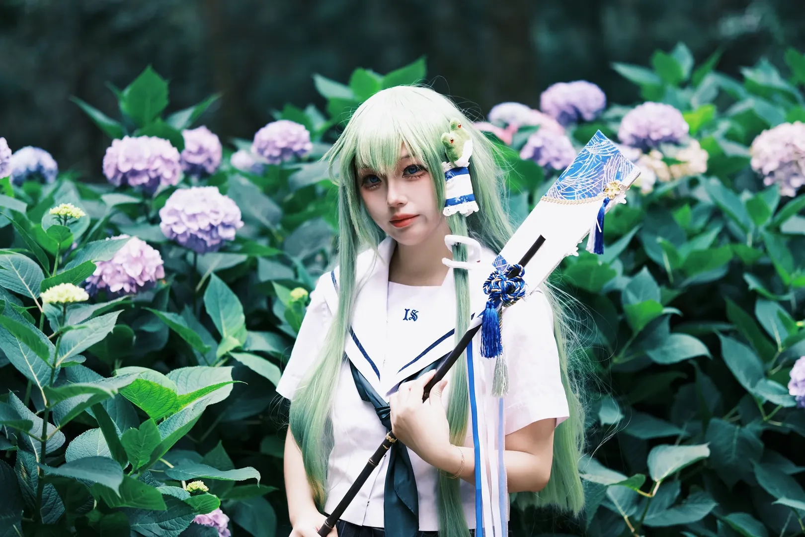 东方Project, 东风谷早苗cos, cosplay正片, 大理旅拍, 寂照庵