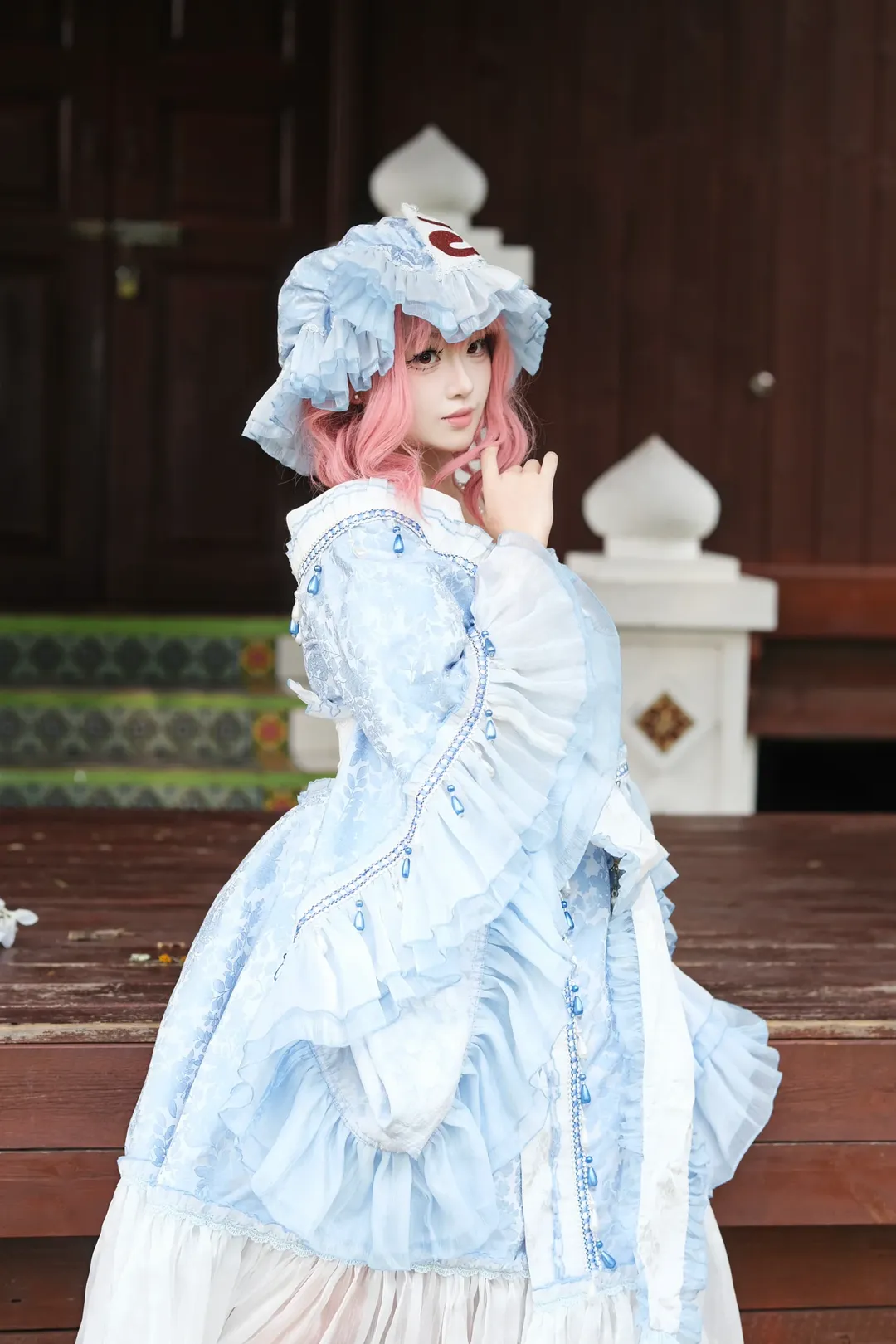 东方project, cos正片, 西行寺幽幽子cos, 东方二设, 东方cosplay