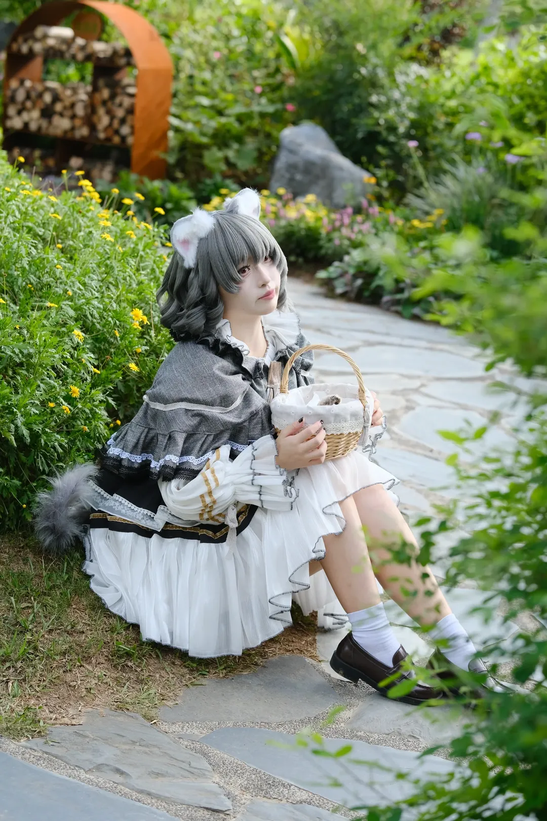 东方Project, 角色扮演摄影, 兽耳装扮, 娜兹玲cos, 探宝正片