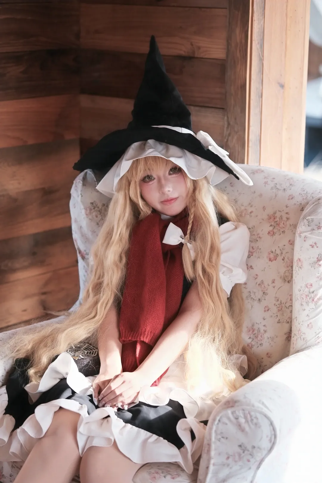 二次元撮影, 東方Project, 霧雨魔理沙 コスプレ, 広州の雪景色スタジオ, 冬の空気感 - 5枚目