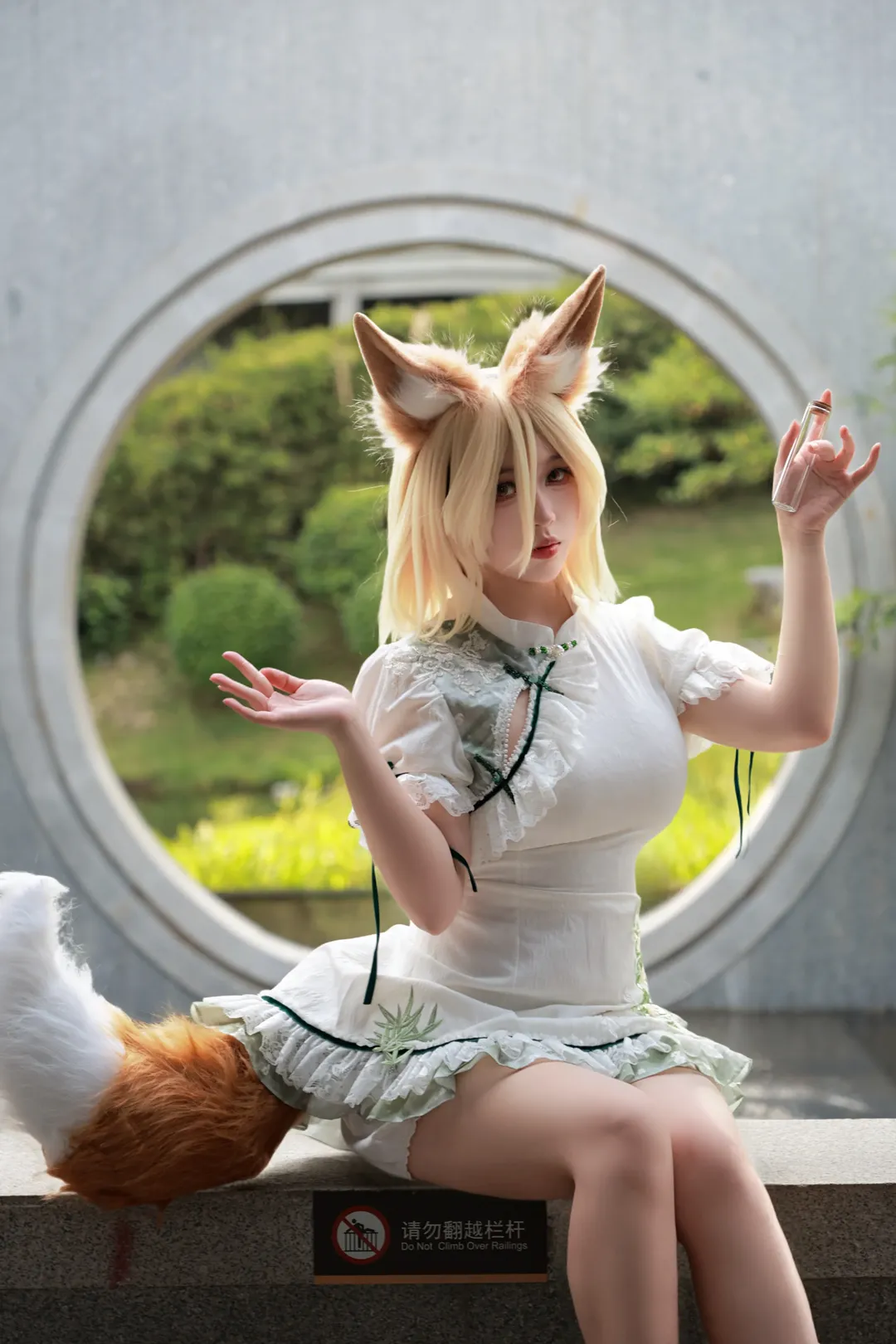 东方project, 兽耳cosplay, 菅牧典cos, 管狐, 虹龙洞