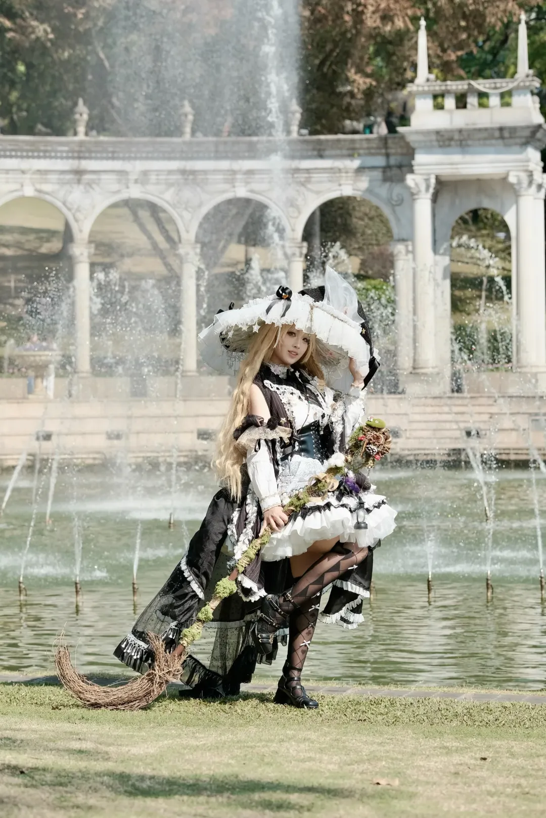 cosplay, 东方project, 魔法使, 雾雨魔理沙cos, 幻想乡