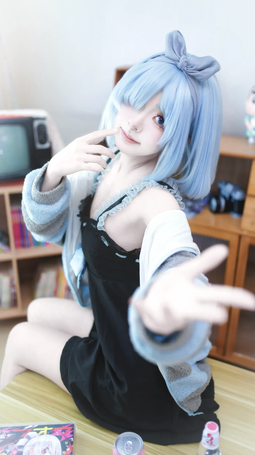 コスプレ, Re:ゼロから始める異世界生活, レム コスプレ, ポートレート, パジャマレム - 2枚目