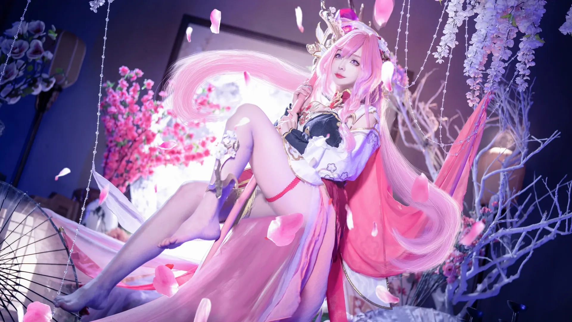 爱莉希雅cos, 崩坏3, 摄影作品, 国风cosplay, 春好桃夭cos