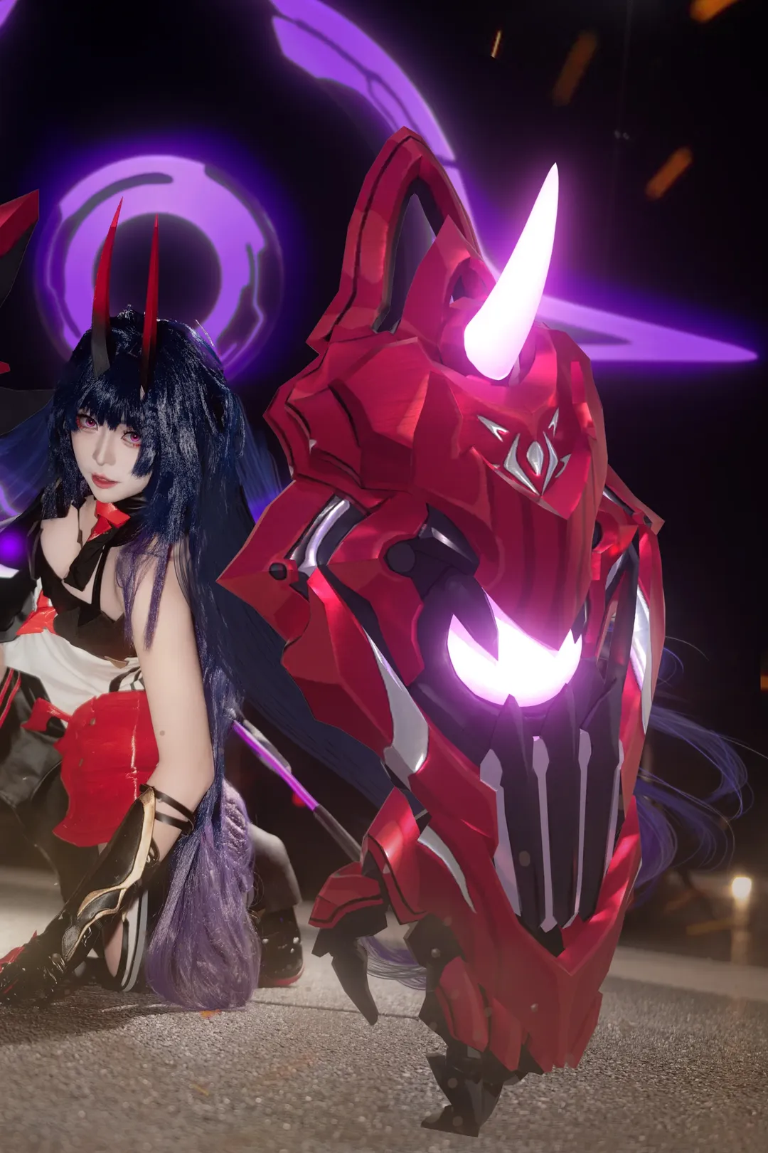 崩壊 3rd, 二次元撮影, 雷電芽衣 コスプレ, ロケコス, メカコスプレ
