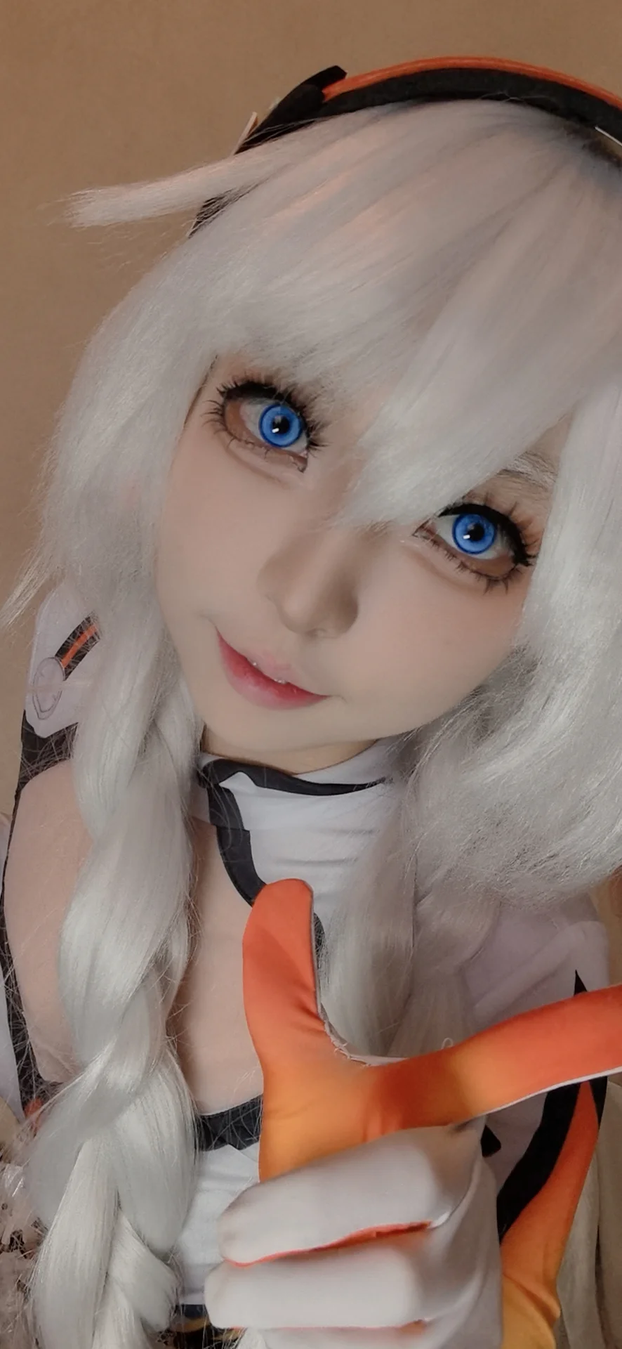 崩坏3, 二次元, cosplay, 琪亚娜卡斯兰娜cos, 白毛美少女 - 第1张