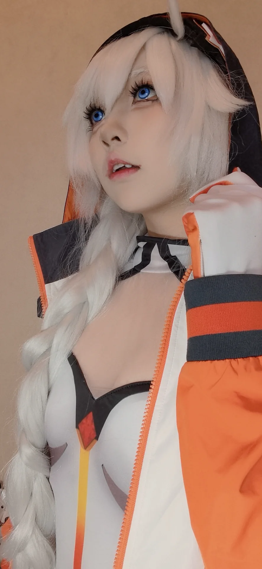 崩坏3, 二次元, cosplay, 琪亚娜卡斯兰娜cos, 白毛美少女 - 第2张