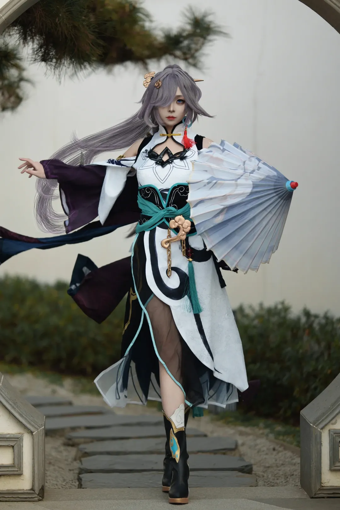 崩坏3, 二次元cosplay, 古风写真, 符华cos, 云墨丹心cos - 第1张