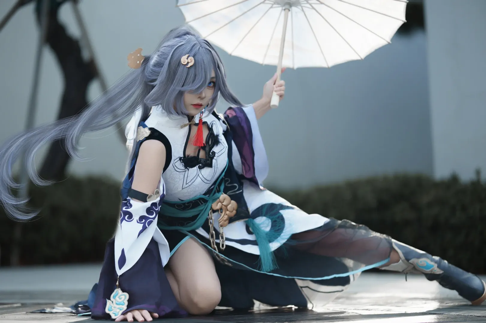 崩坏3, 二次元cosplay, 古风写真, 符华cos, 云墨丹心cos - 第2张