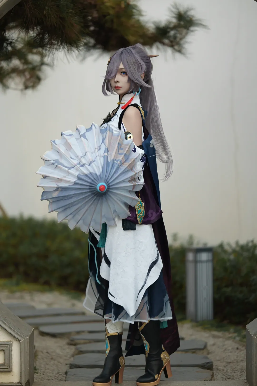 崩坏3, 二次元cosplay, 古风写真, 符华cos, 云墨丹心cos - 第3张