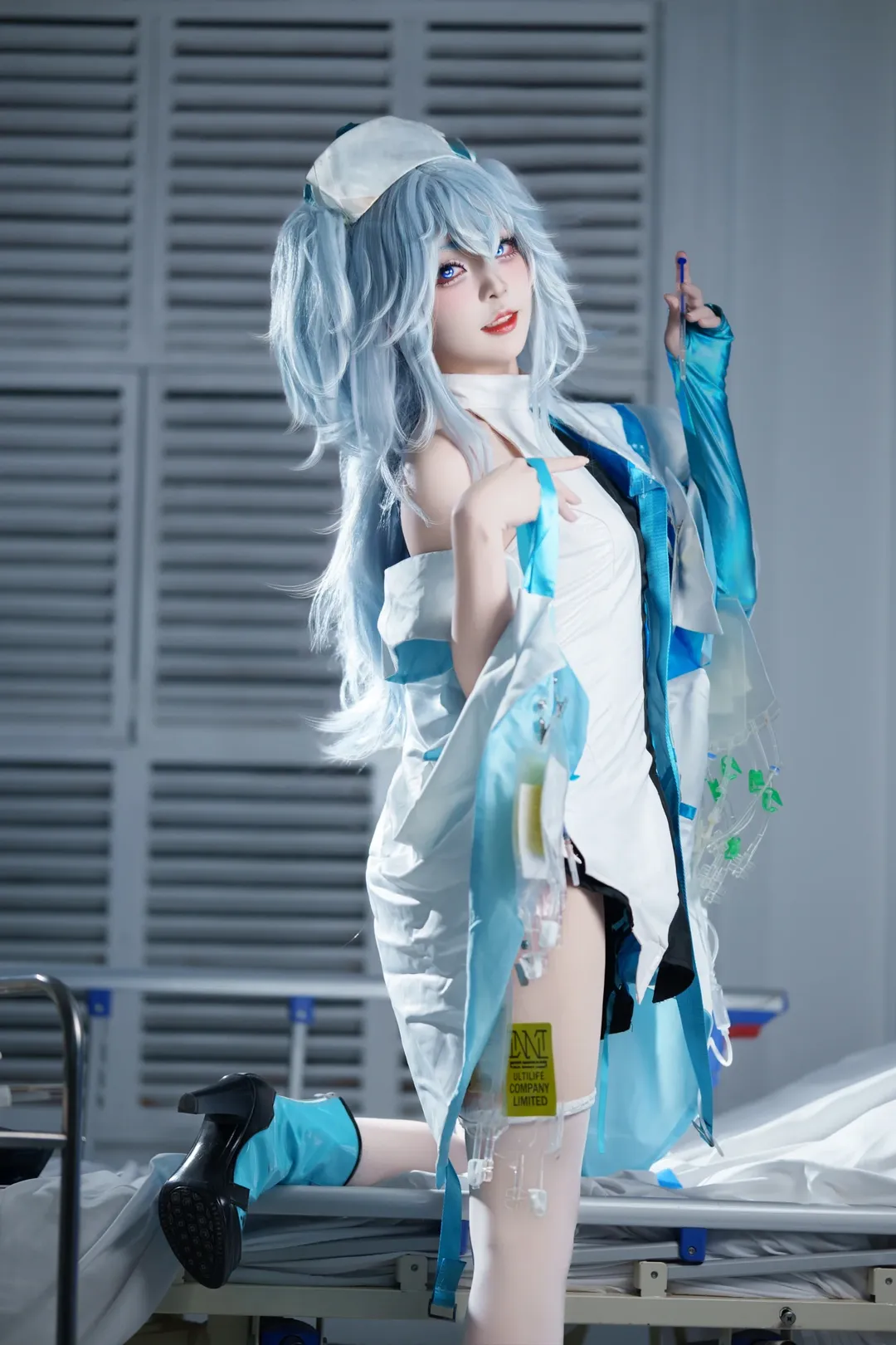 cosplay, 二次元cos正片, 医疗风cos, 少女前线, 芙洛伦cos