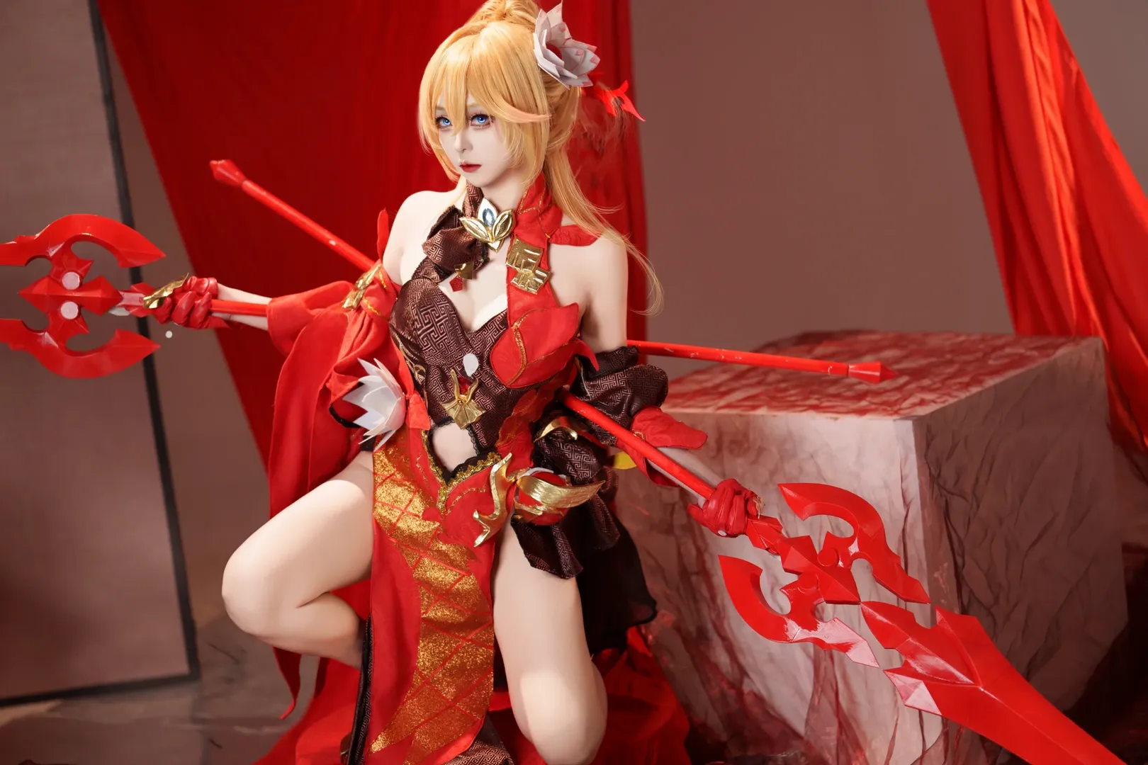 崩坏3, 二次元cos, 幽兰黛尔cos, cosplay正片, 不灭星锚 - 第4张