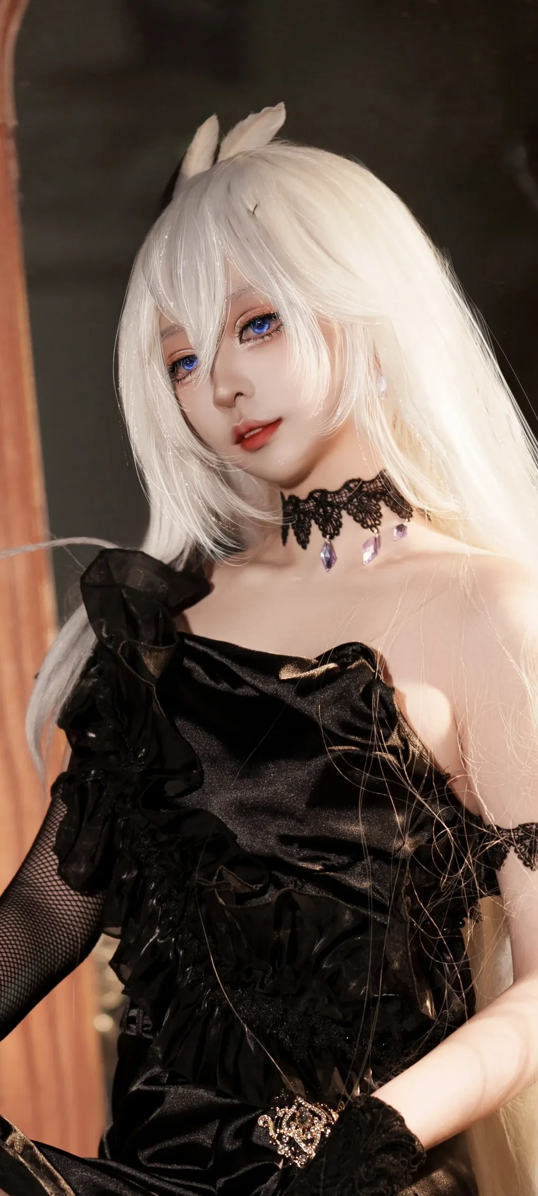 崩坏3, 二次元cos, cosplay正片, 哥特风礼服, 塞西莉亚卡斯兰娜cos - 第1张