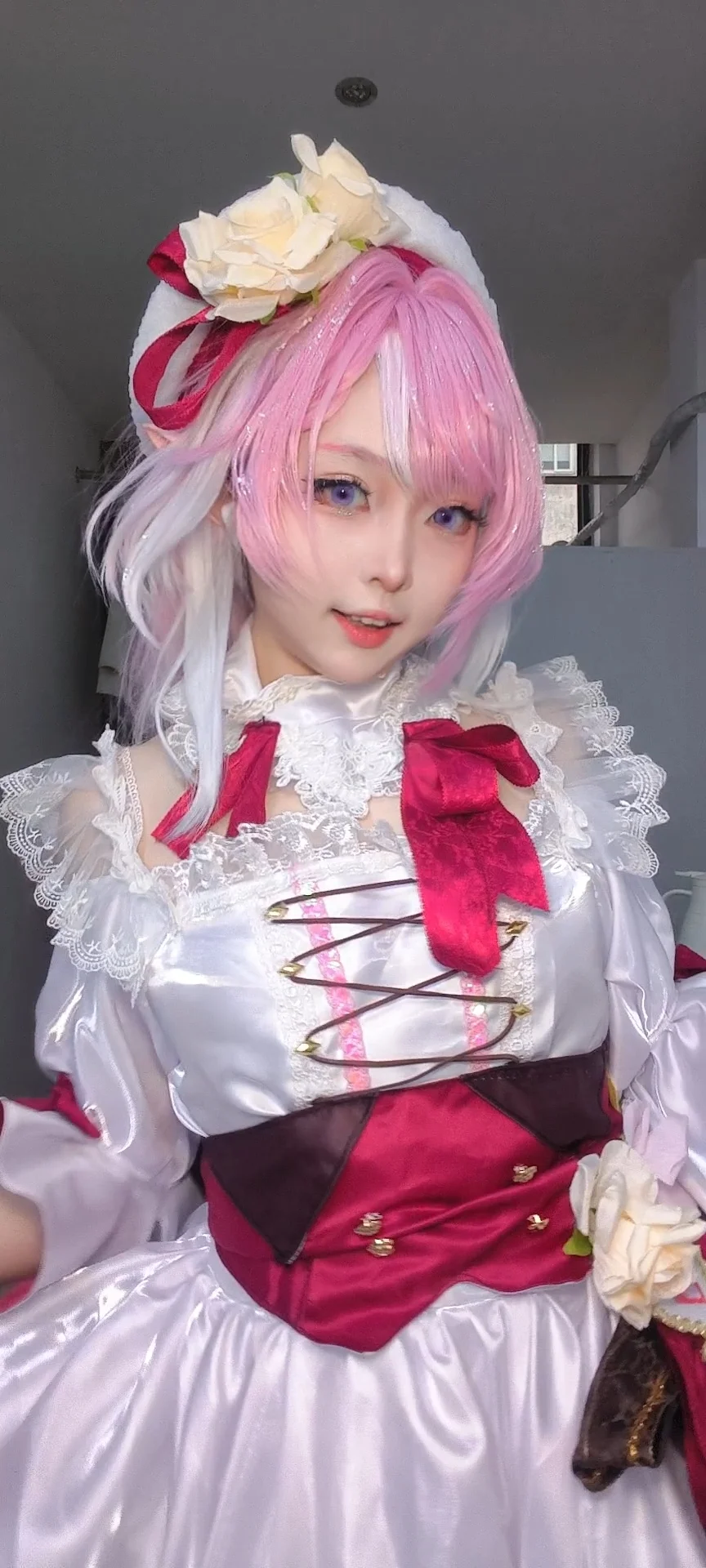 爱莉希雅cos, 崩坏3, 二次元cosplay, 可爱自拍, 服装展示 - 第2张
