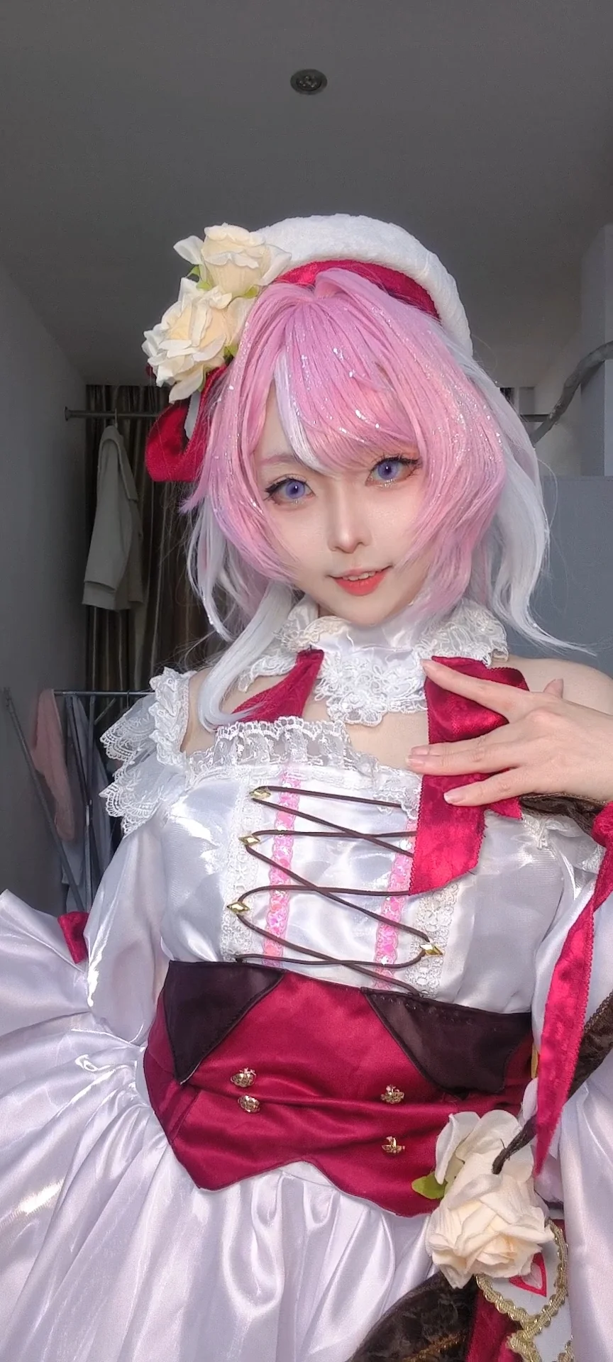 爱莉希雅cos, 崩坏3, 二次元cosplay, 可爱自拍, 服装展示 - 第4张
