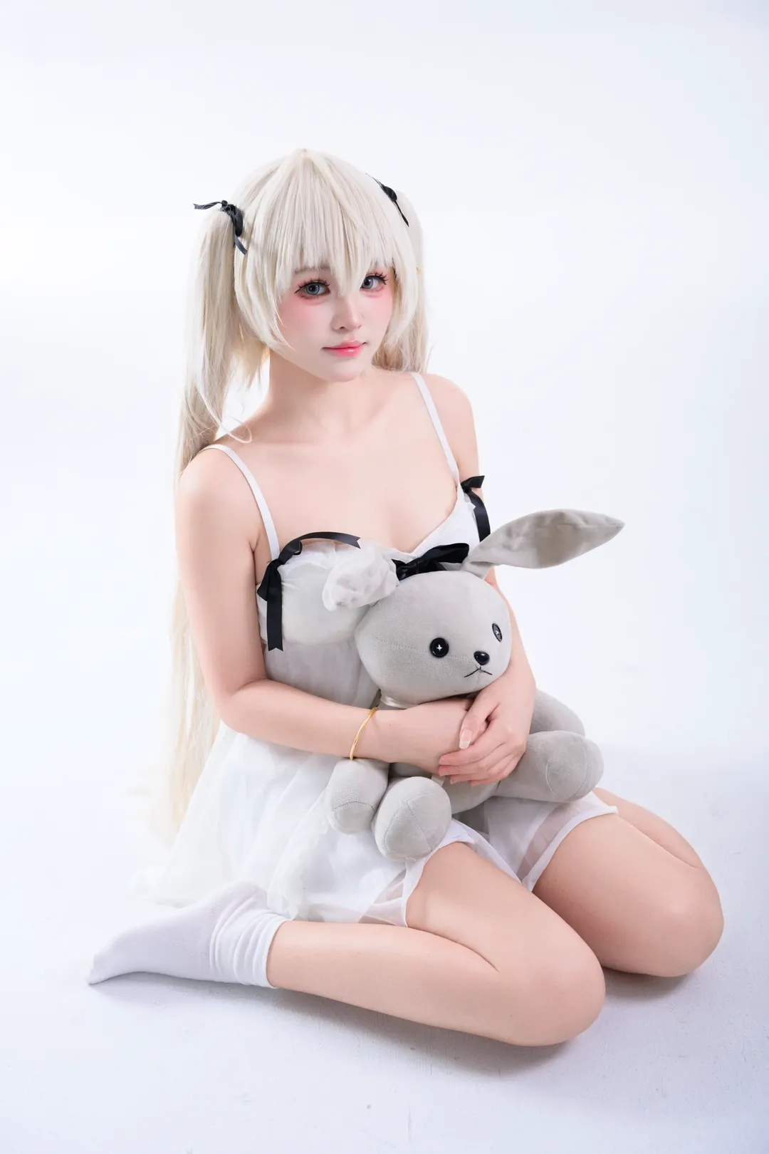 春日野穹cos, 缘之空, 二次元萌妹, 白棚摄影, 日系cosplay - 第6张