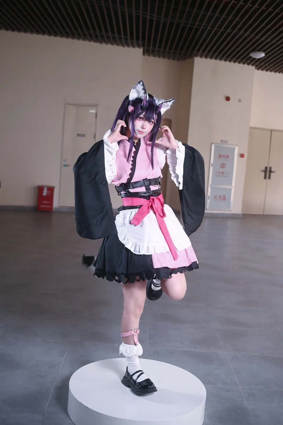 コスプレ撮影, 二次元日常, 超かぐや姫！, 獣耳メイド, 駒沢乃依 コスプレ - 2枚目