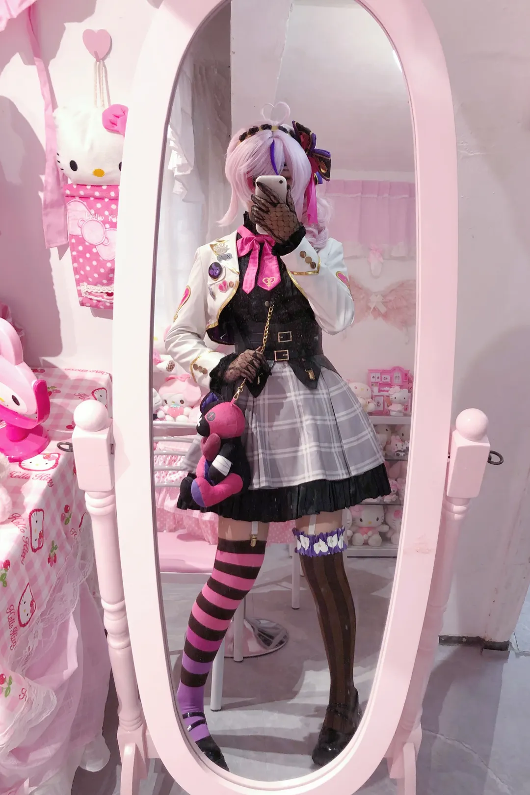 二次元穿搭, 虚拟主播, 萌系cosplay, Maria Marionette cos, Nijisanji EN