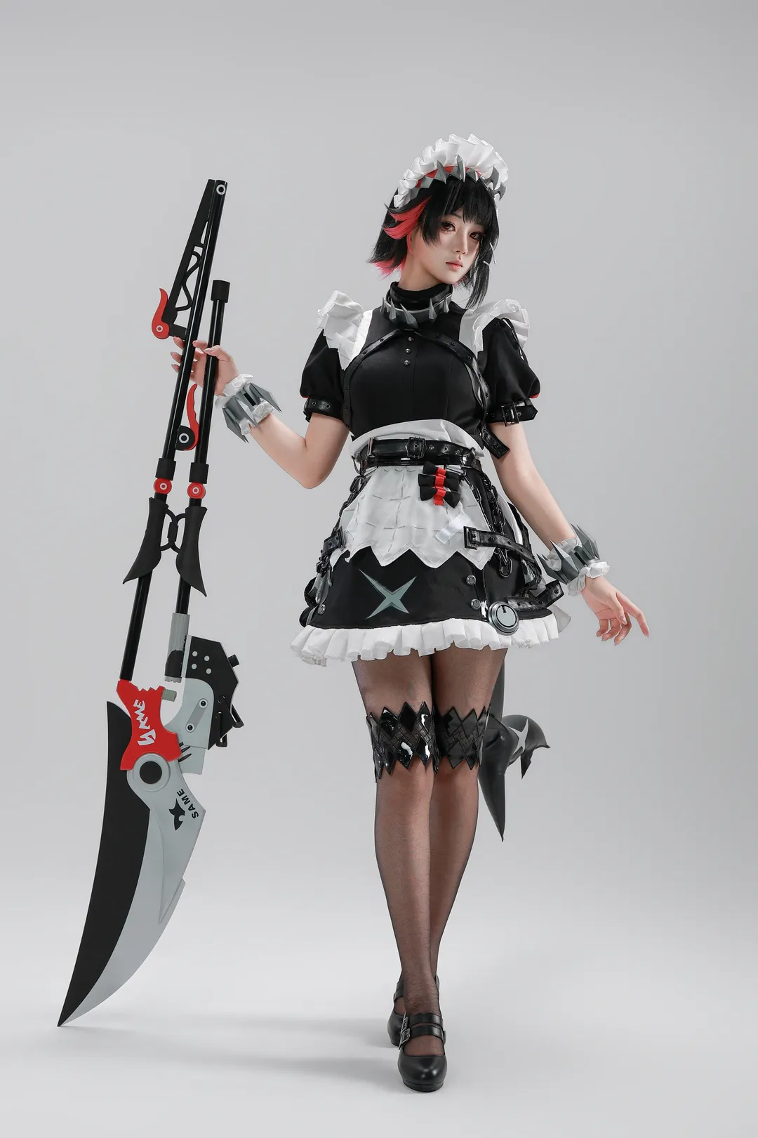 绝区零, cosplay, 棚拍, 艾莲乔cos, 战术女仆装 - 第1张