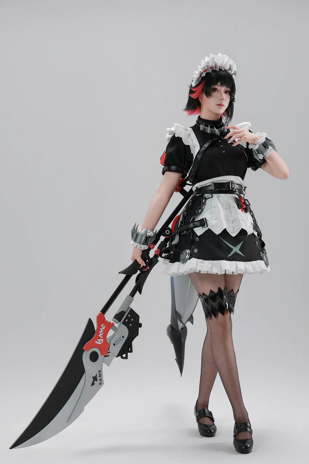 绝区零, cosplay, 棚拍, 艾莲乔cos, 战术女仆装