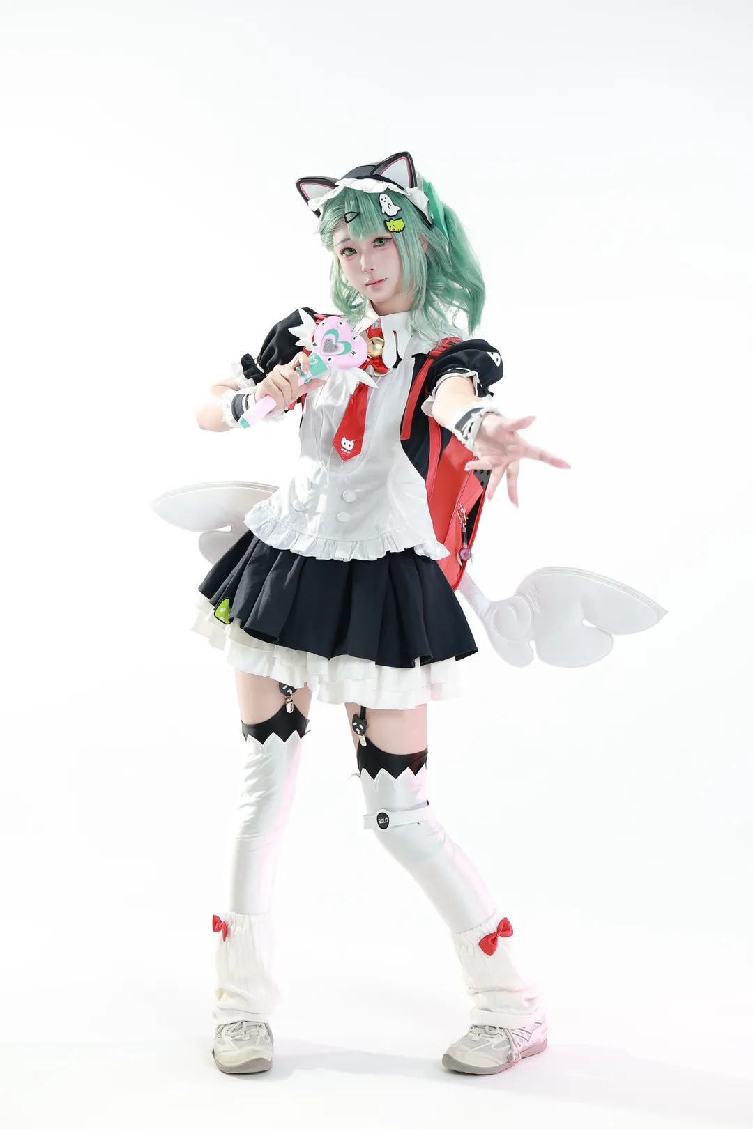 絕區零, 千夏cos, 白棚攝影, Coser穿搭, 棚拍動作參考