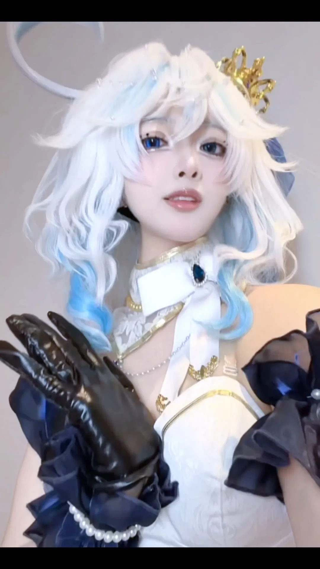 原神, 芙宁娜cos, 水神cos, cosplay摄影, 二次元穿搭