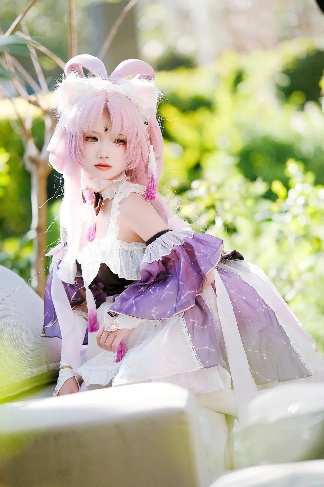 Convention photos, Firefly ACG Expo, Honkai: Star Rail, Fu Xuan cosplay, Outdoor portrait - Image 2