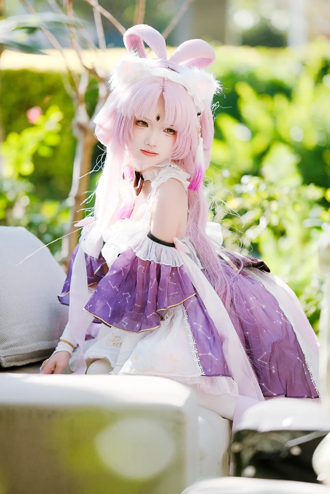 Convention photos, Firefly ACG Expo, Honkai: Star Rail, Fu Xuan cosplay, Outdoor portrait - Image 3