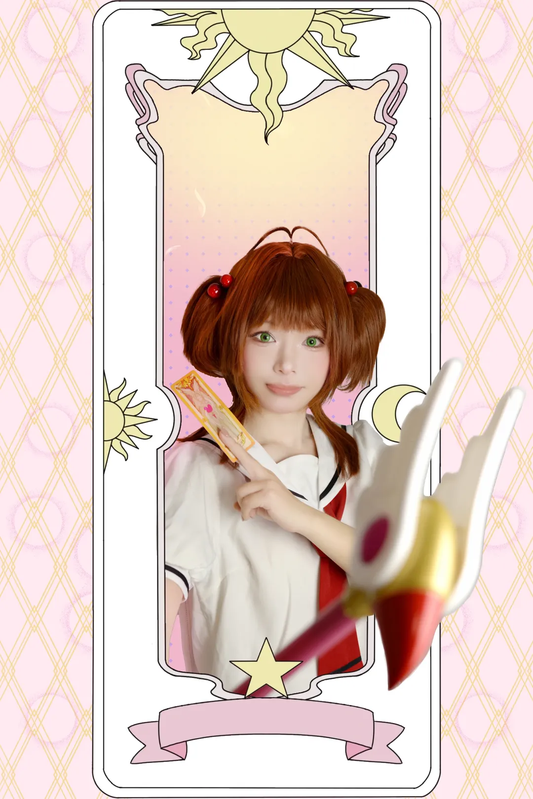 魔法少女, 二次元cosplay, 木之本櫻cos, 魔卡少女櫻, 友枝小學制服 - 第6張