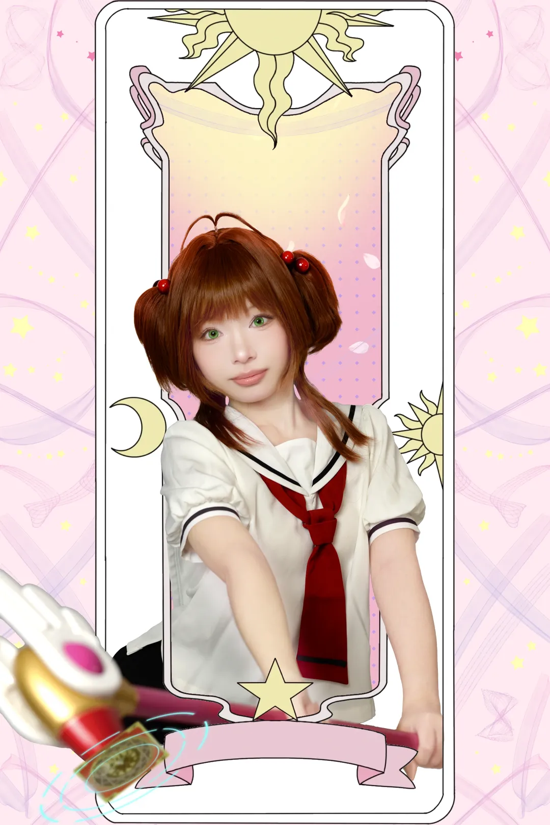 魔法少女, 二次元cosplay, 木之本櫻cos, 魔卡少女櫻, 友枝小學制服 - 第7張