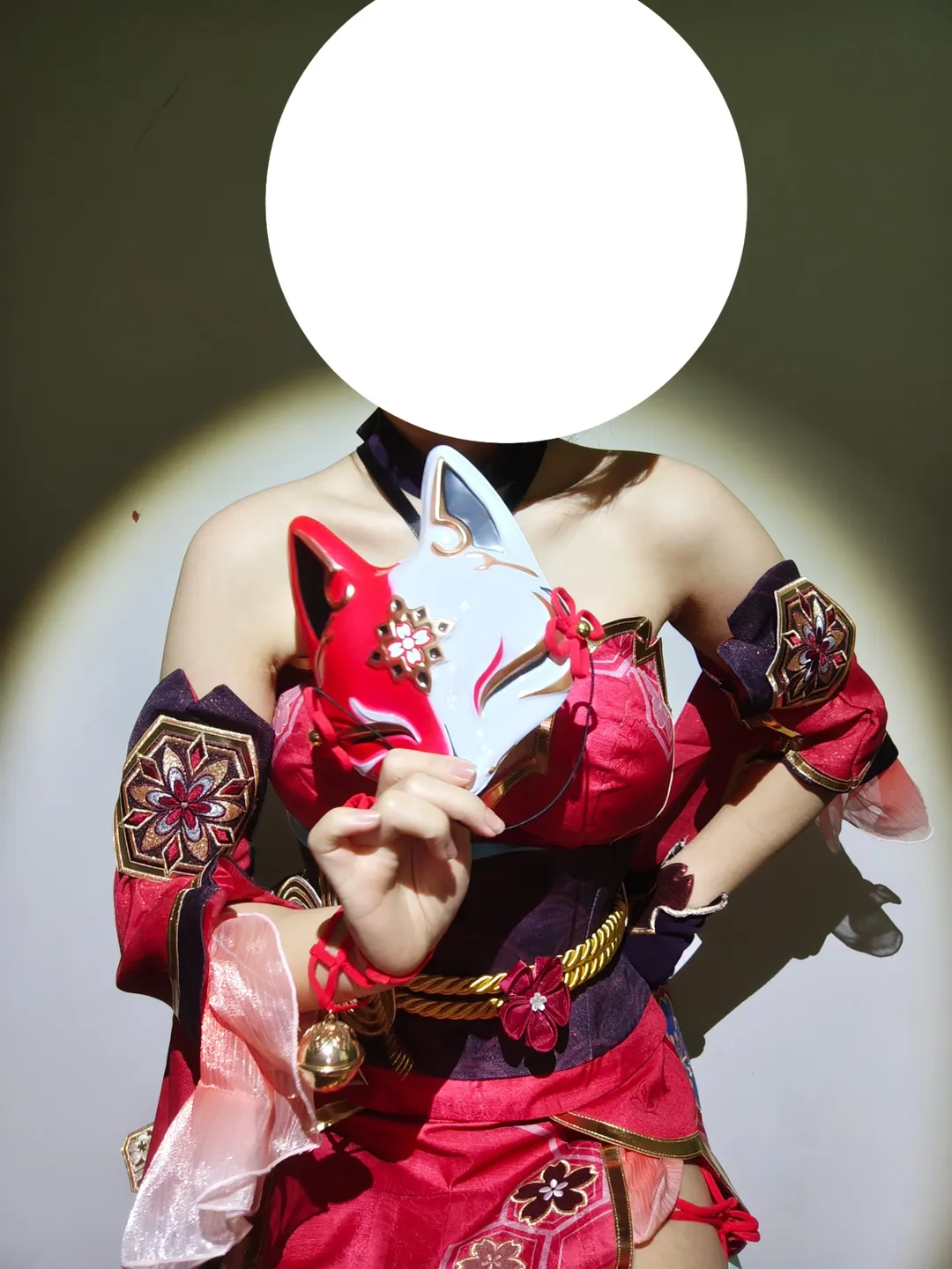 崩坏星穹铁道, 花火cos, 三分妄想, 狐面具, cos试衣 - 第3张