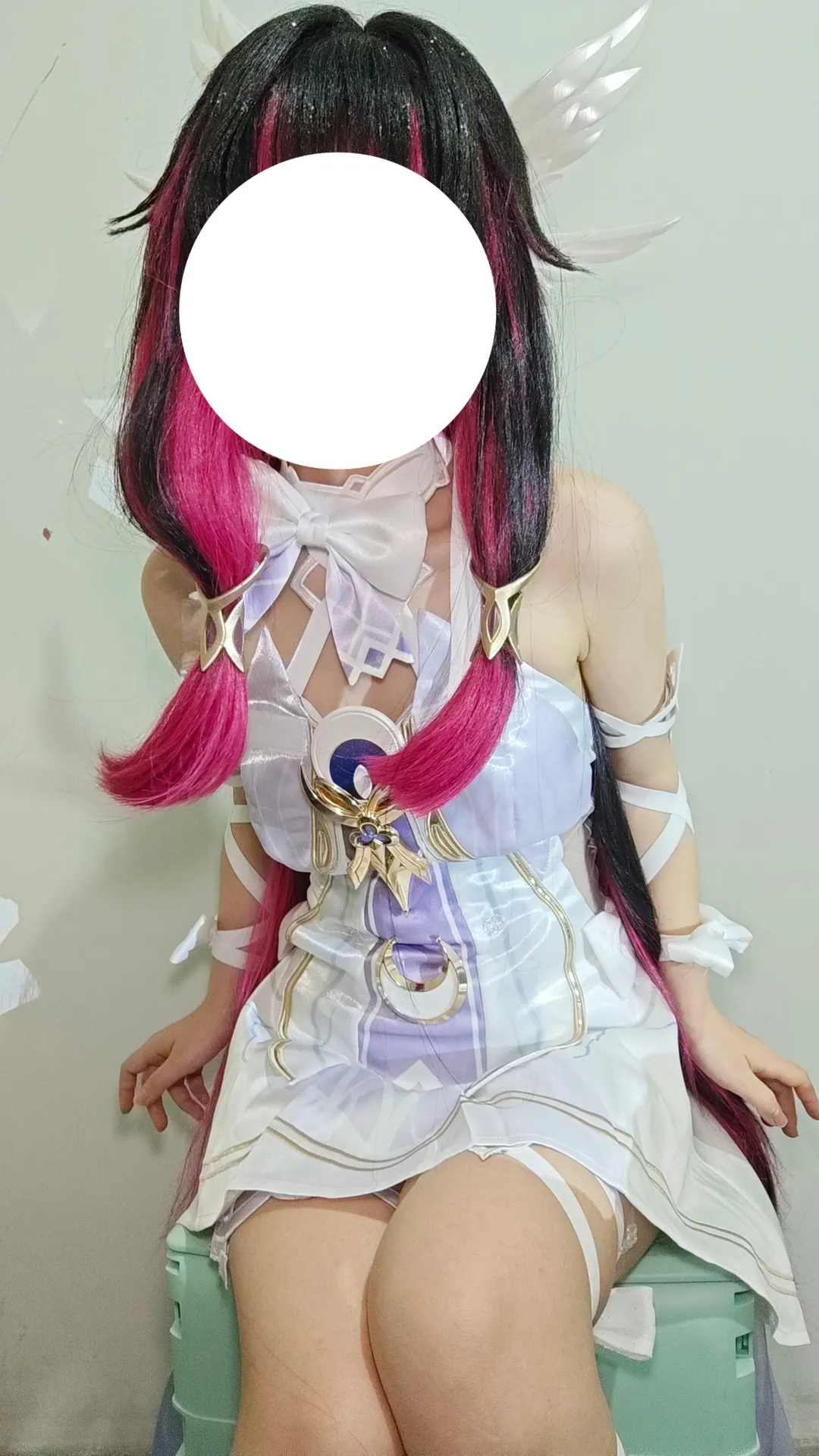 角色扮演, 原神, 哥伦比娅cos, 二次元穿搭, C服试穿