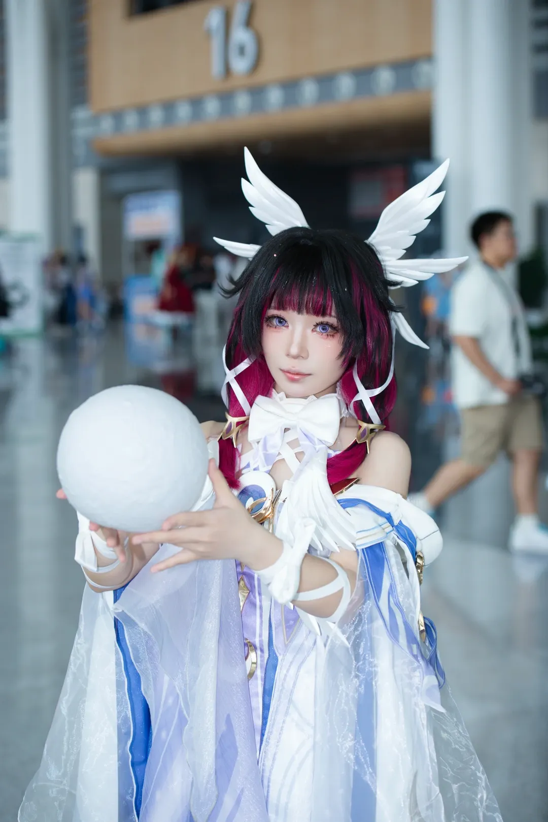 原神, 空月の歌, コロンビーナ コスプレ, イベント写真, 世界線アニメイベント