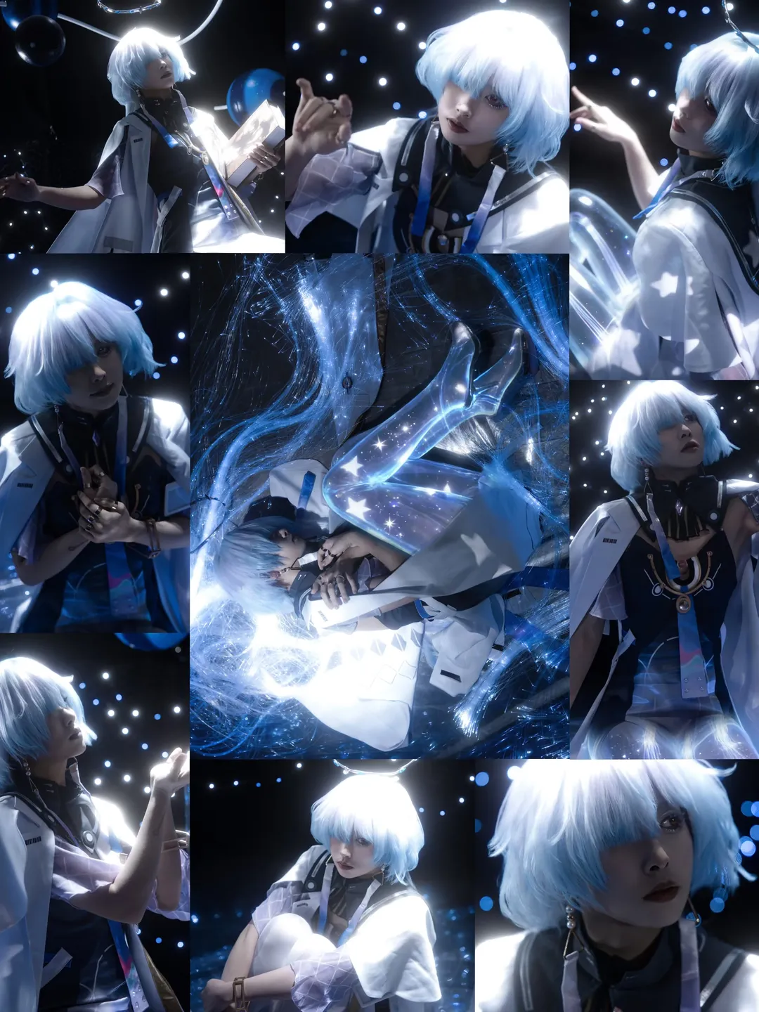 鸣潮, Cosplay摄影, 氛围感写真, 莫宁cos, 星空特效 - 第1张