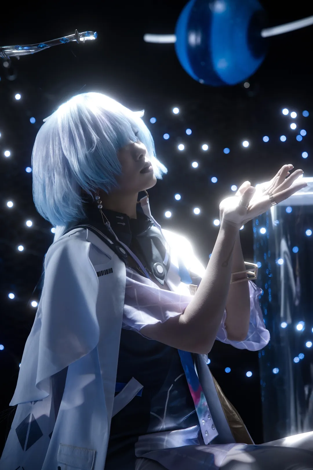 鸣潮, Cosplay摄影, 氛围感写真, 莫宁cos, 星空特效 - 第3张