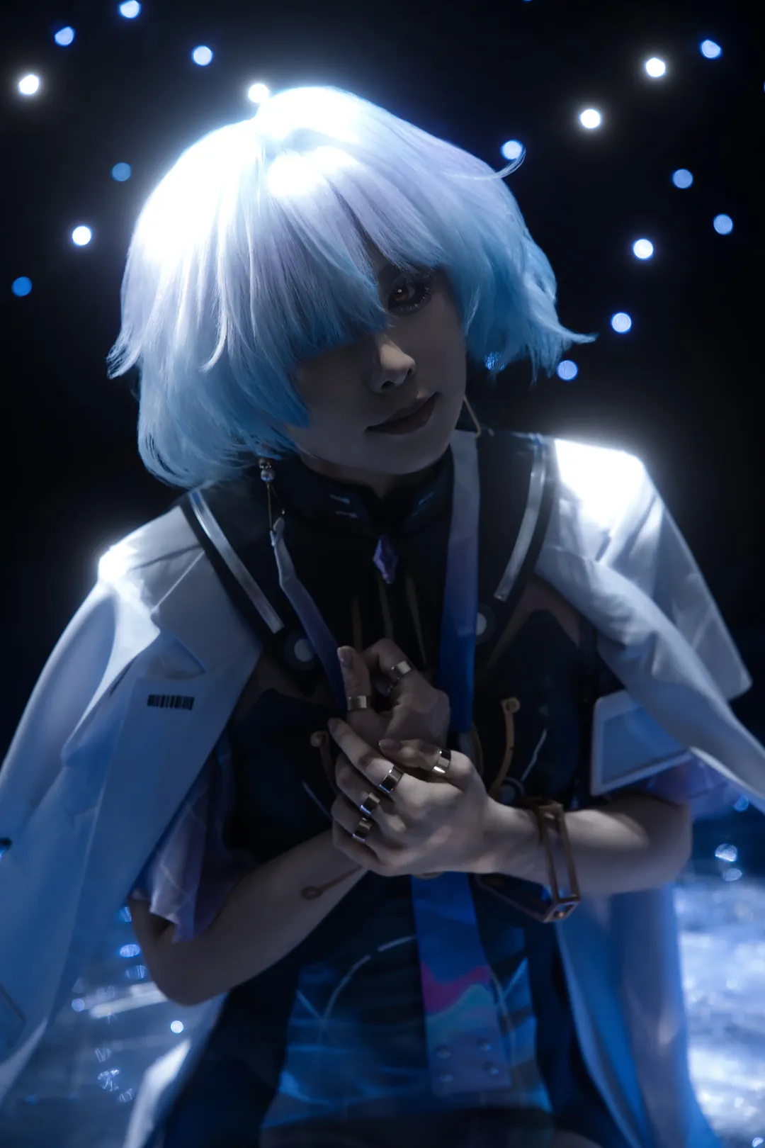鸣潮, Cosplay摄影, 氛围感写真, 莫宁cos, 星空特效 - 第4张