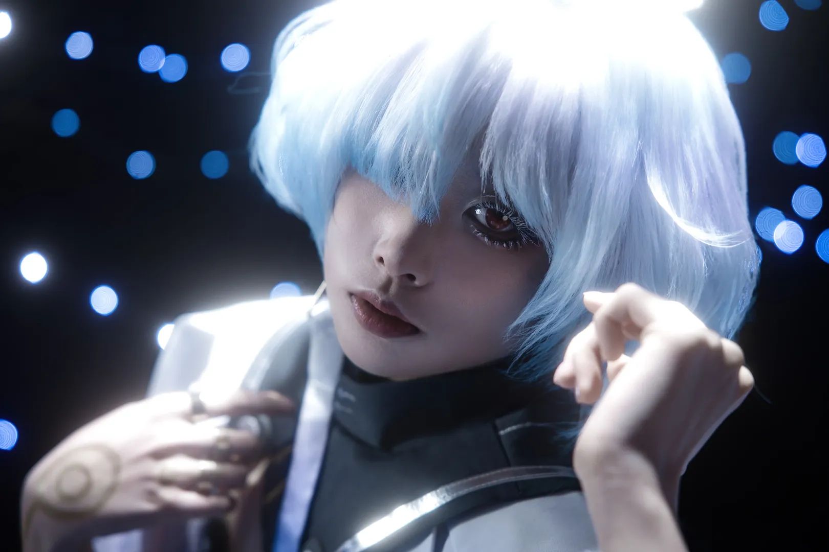 鸣潮, Cosplay摄影, 氛围感写真, 莫宁cos, 星空特效 - 第7张