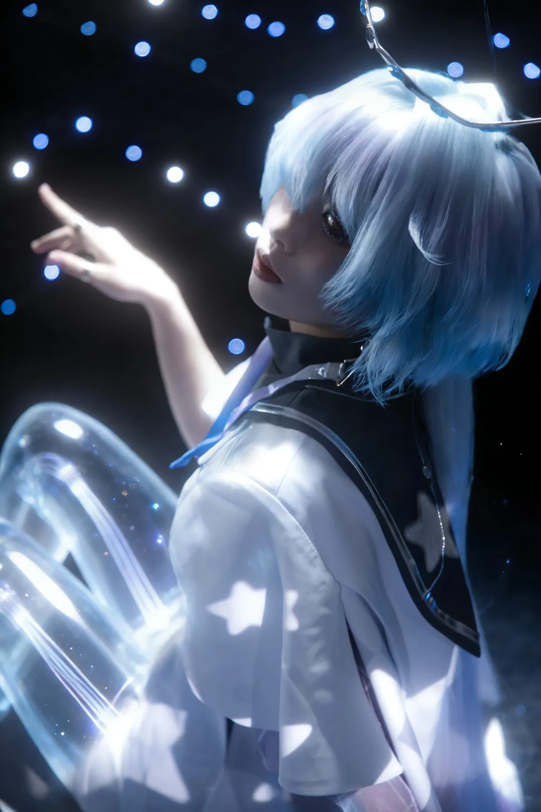 鸣潮, Cosplay摄影, 氛围感写真, 莫宁cos, 星空特效 - 第9张