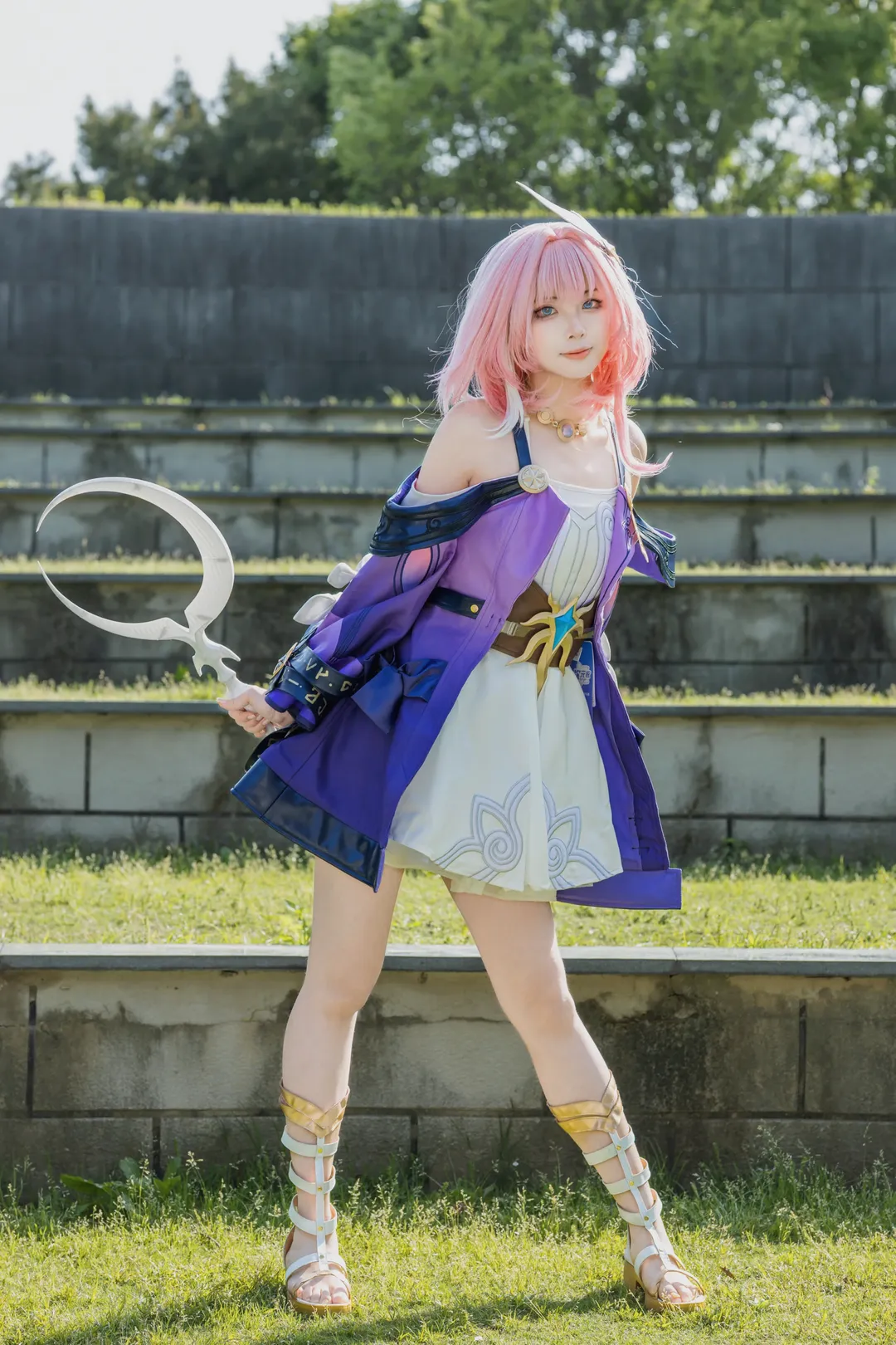 キュレネ コスプレ, 崩壊：スターレイル, オンファロス, 黄金裔コスプレ, ロケコスプレ撮影